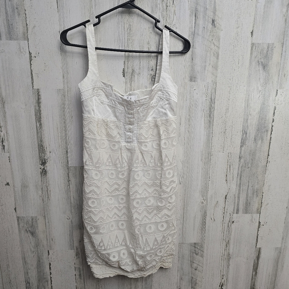 Nicole Miller Collection Dresses & Skirts - Nicole Miller Collection 100% Silk White And Cream Dress Womens Size 2